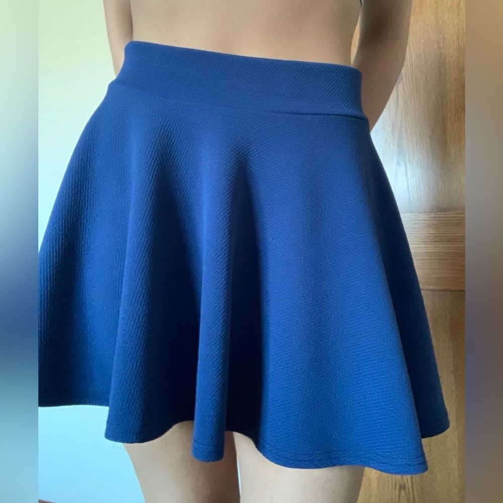 Women's Basic Versatile Stretchy Flared Casual Mini Skater Skirt